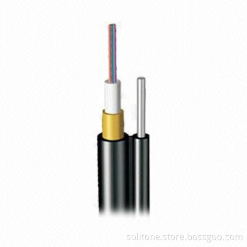 Outdoor Fiber-optic Cable, GYFXTC8Y, Self-supporting Aerial Cable